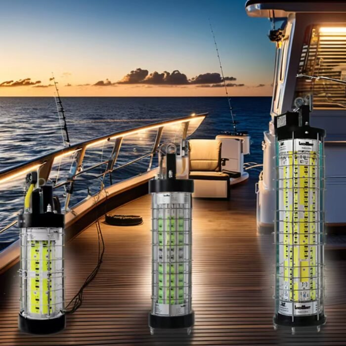 Leedmart 120W LED Night Fishing Light IP68 Waterproof Underwater DC24V Attracting Fishing Ligh - 图片 2