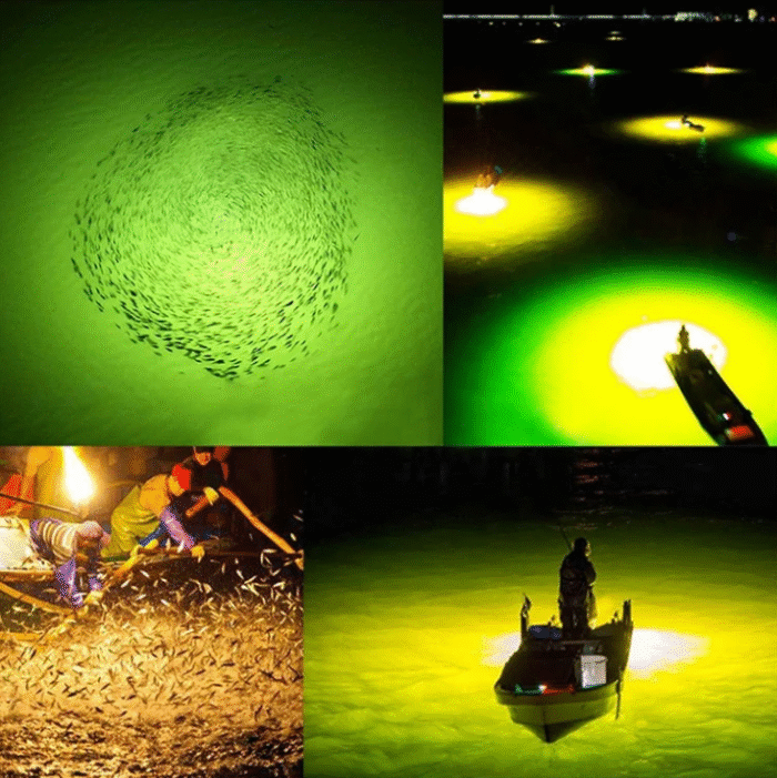 Leedmart 120W LED Night Fishing Light IP68 Waterproof Underwater DC24V Attracting Fishing Ligh - 图片 4